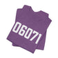 06071 Somers CT Zip Code Unisex Jersey Short Sleeve T-Shirt