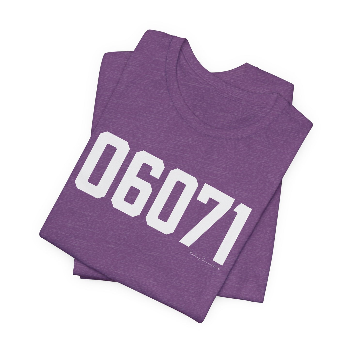 06071 Somers CT Zip Code Unisex Jersey Short Sleeve T-Shirt