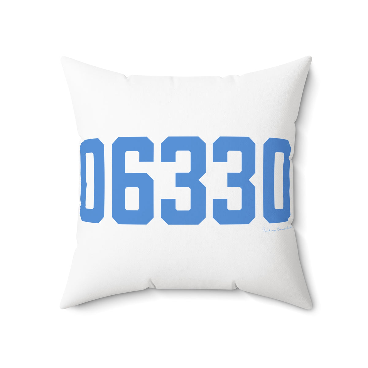 06330 Sprague Connecticut Zip Code  Spun Polyester Square Pillow