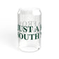Just a kid from South Norwalk Sipper Glass, 16oz