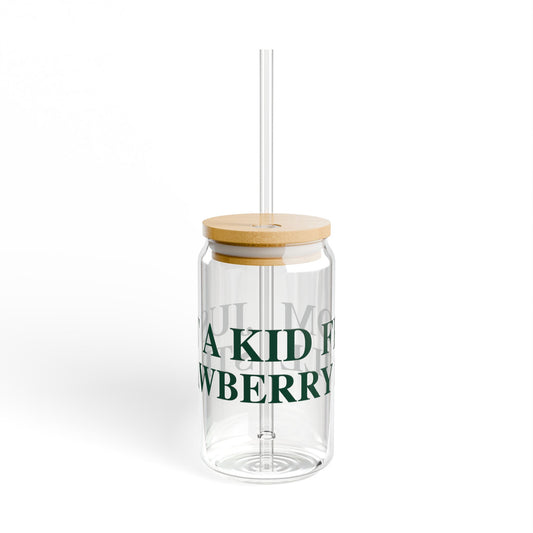 Just a kid from Strawberry Hill Sipper Glass, 16oz