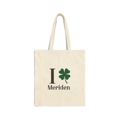 I Clover Meriden Cotton Canvas Tote Bag
