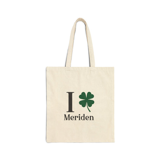 I Clover Meriden Cotton Canvas Tote Bag