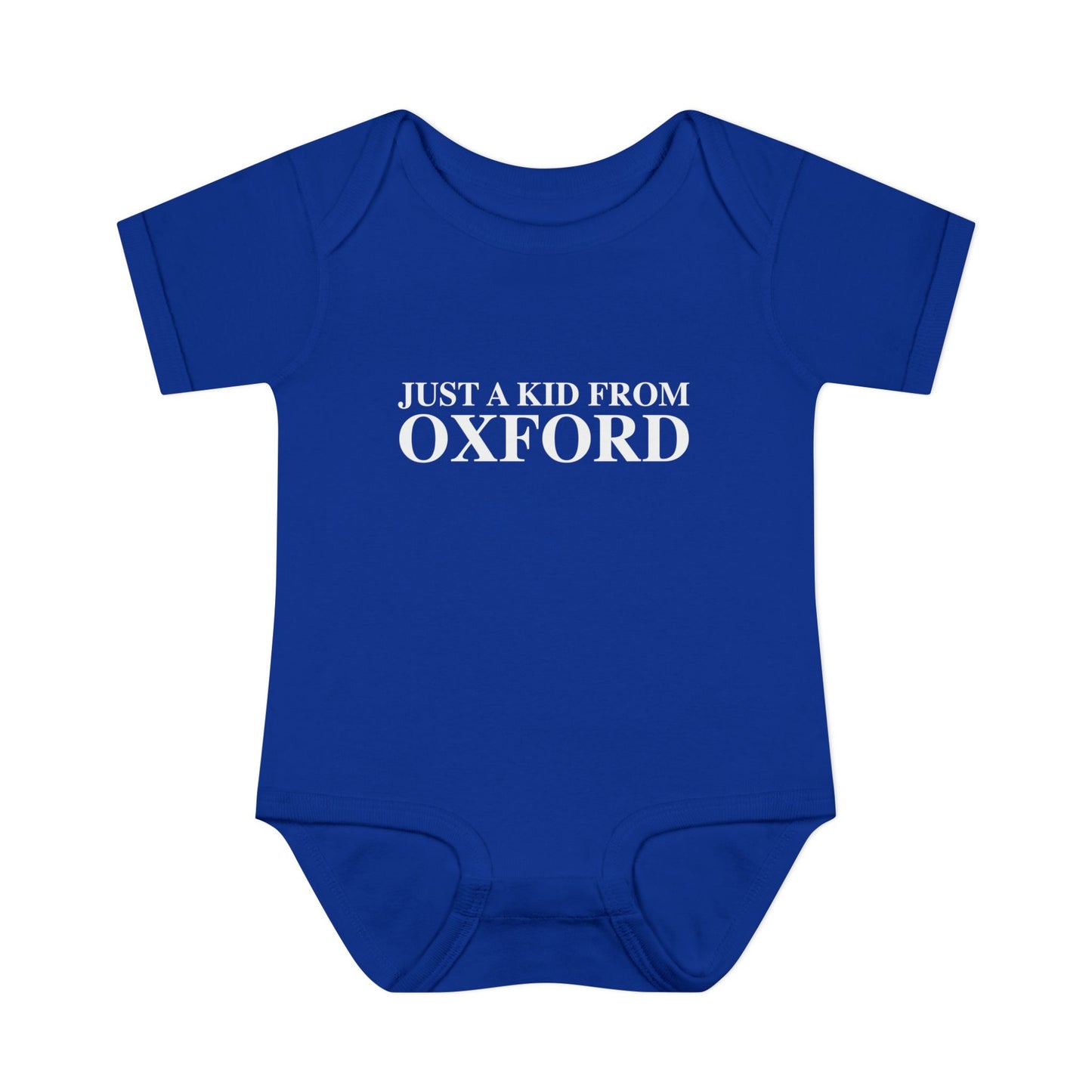 Just a kid from Oxford Infant Baby Rib Bodysuit