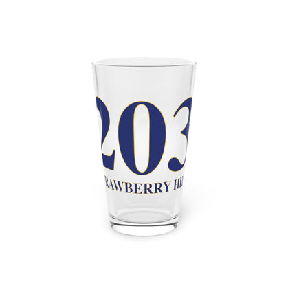 203 Strawberry Hill Pint Glass, 16oz