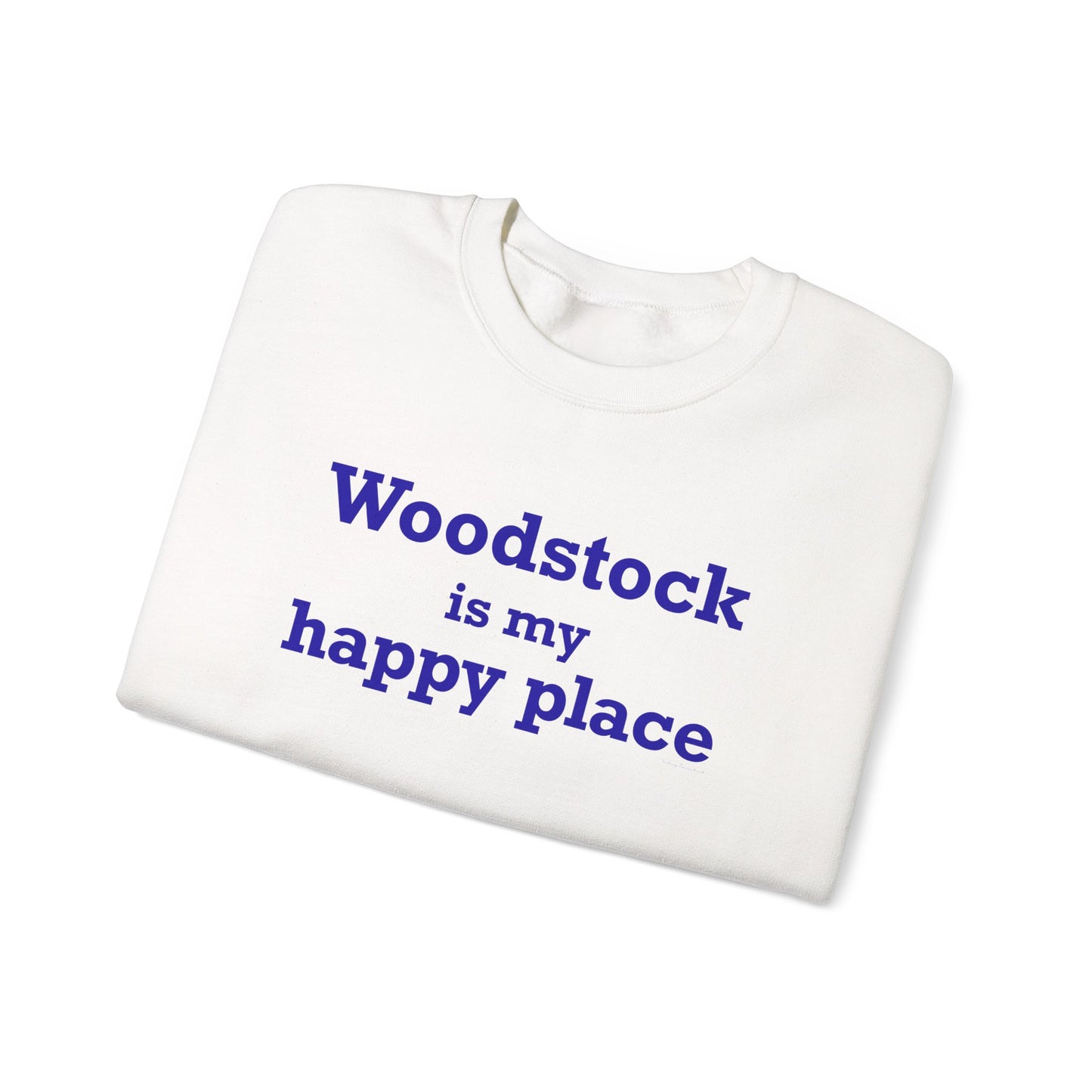 Woodstock is My Happy Place Unisex Heavy Blend™ Crewneck Sweatshirt