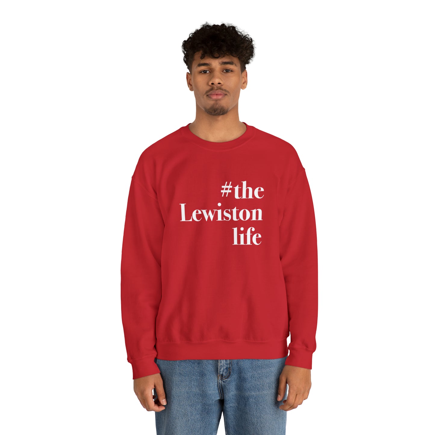 #thelewistonlife Unisex Heavy Blend™ Crewneck Sweatshirt