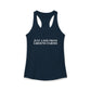 Just a kid from Greens Farms Women's Ideal Racerback Tank Top
