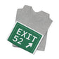 Vintage Exit 52  Merritt Parkway Sign Unisex Jersey Short Sleeve T-Shirt