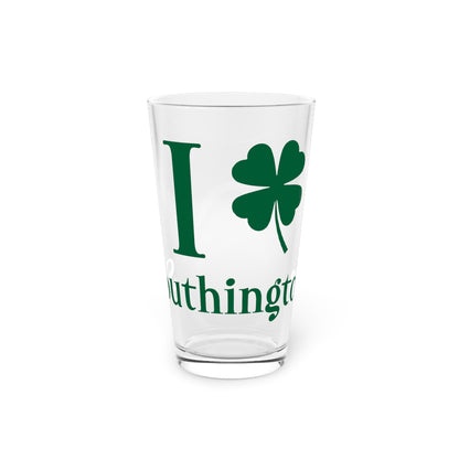 I Clover Southington  Pint Glass, 16oz