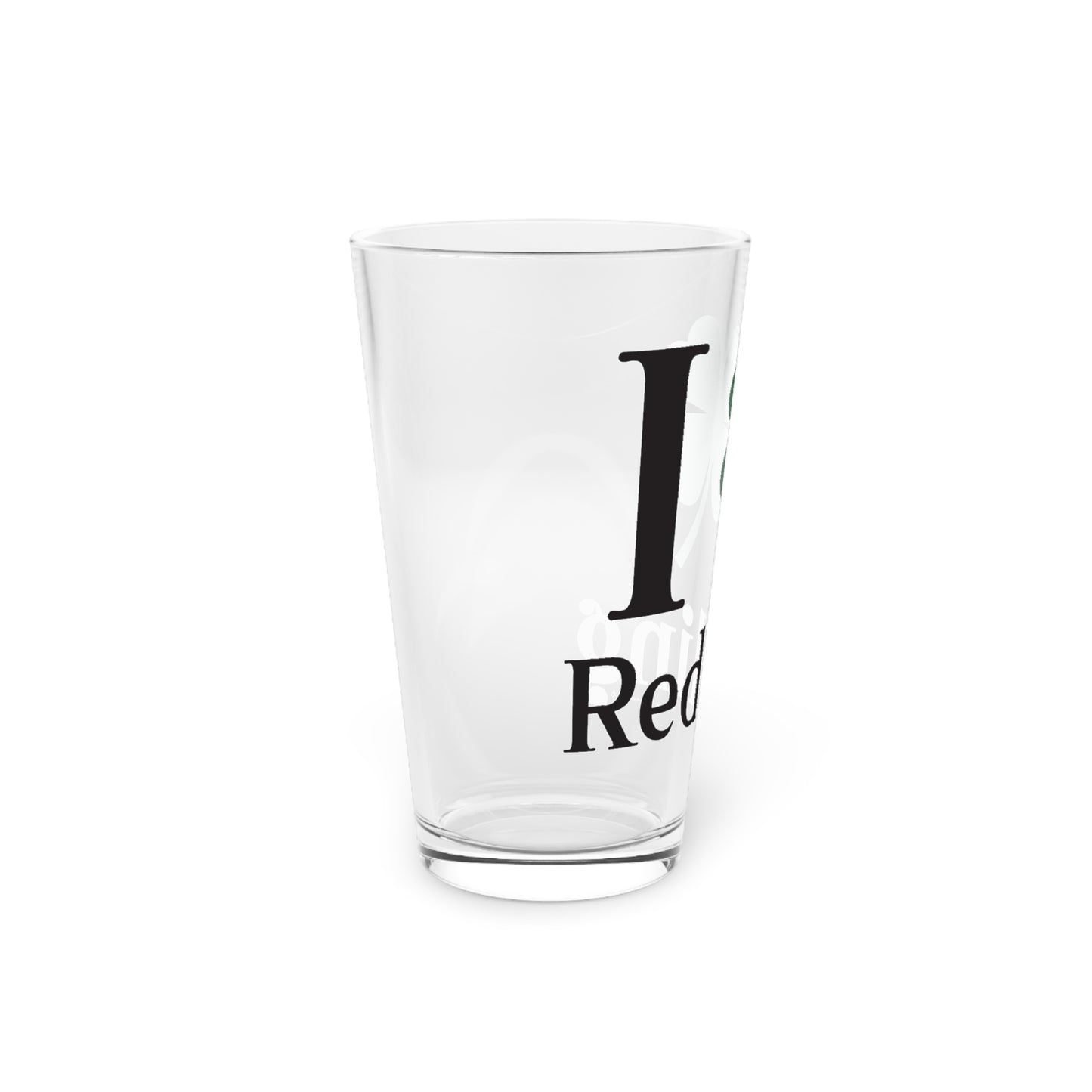 I Clover Redding Pint Glass, 16oz