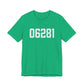 06281 Woodstock CT Zip Code Unisex Jersey Short Sleeve T-Shirt