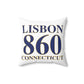 Lisbon 860 Connecticut Spun Polyester Square Pillow