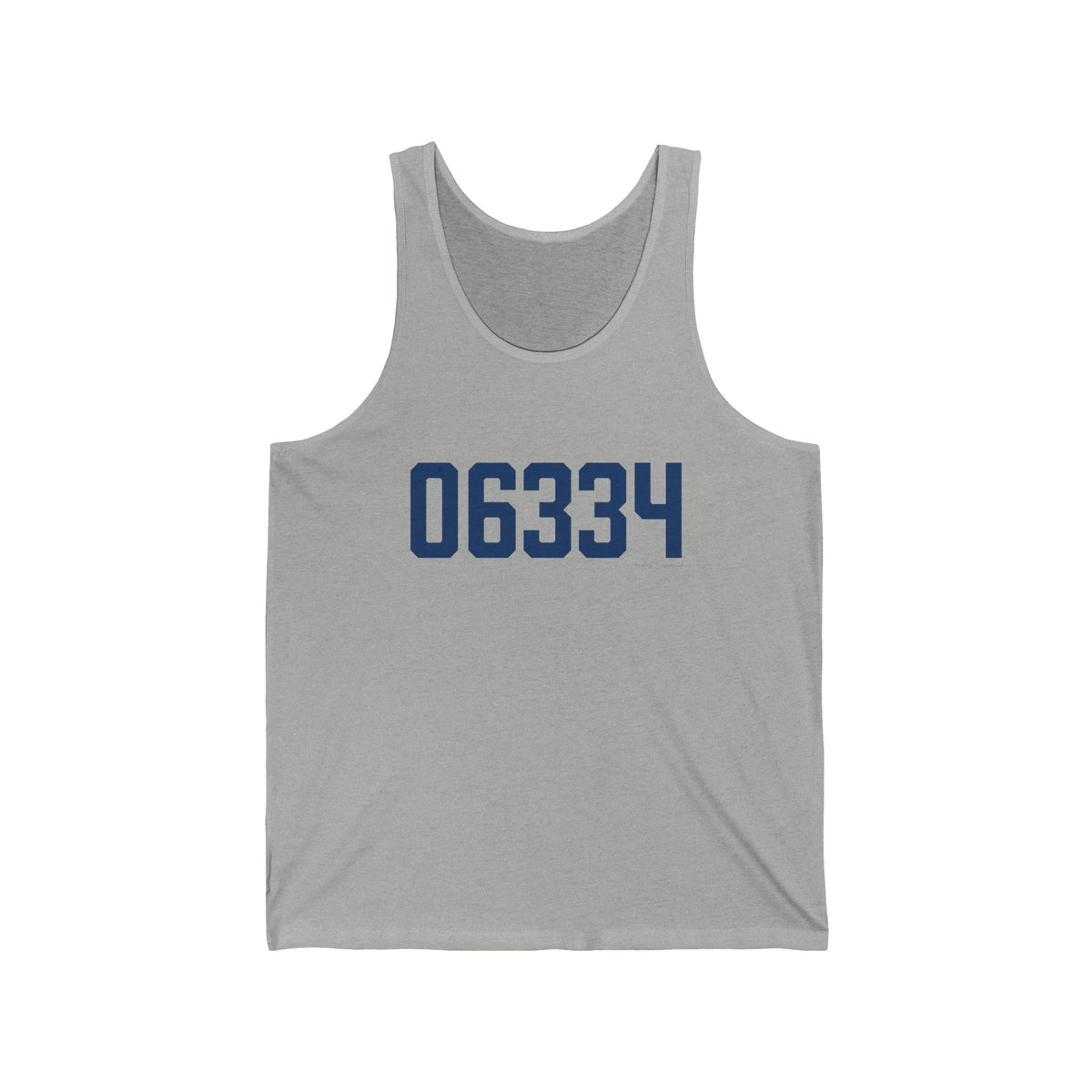 06334 Bozrah Connecticut Zip Code Unisex Jersey Tank Top