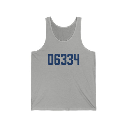 06334 Bozrah Connecticut Zip Code Unisex Jersey Tank Top