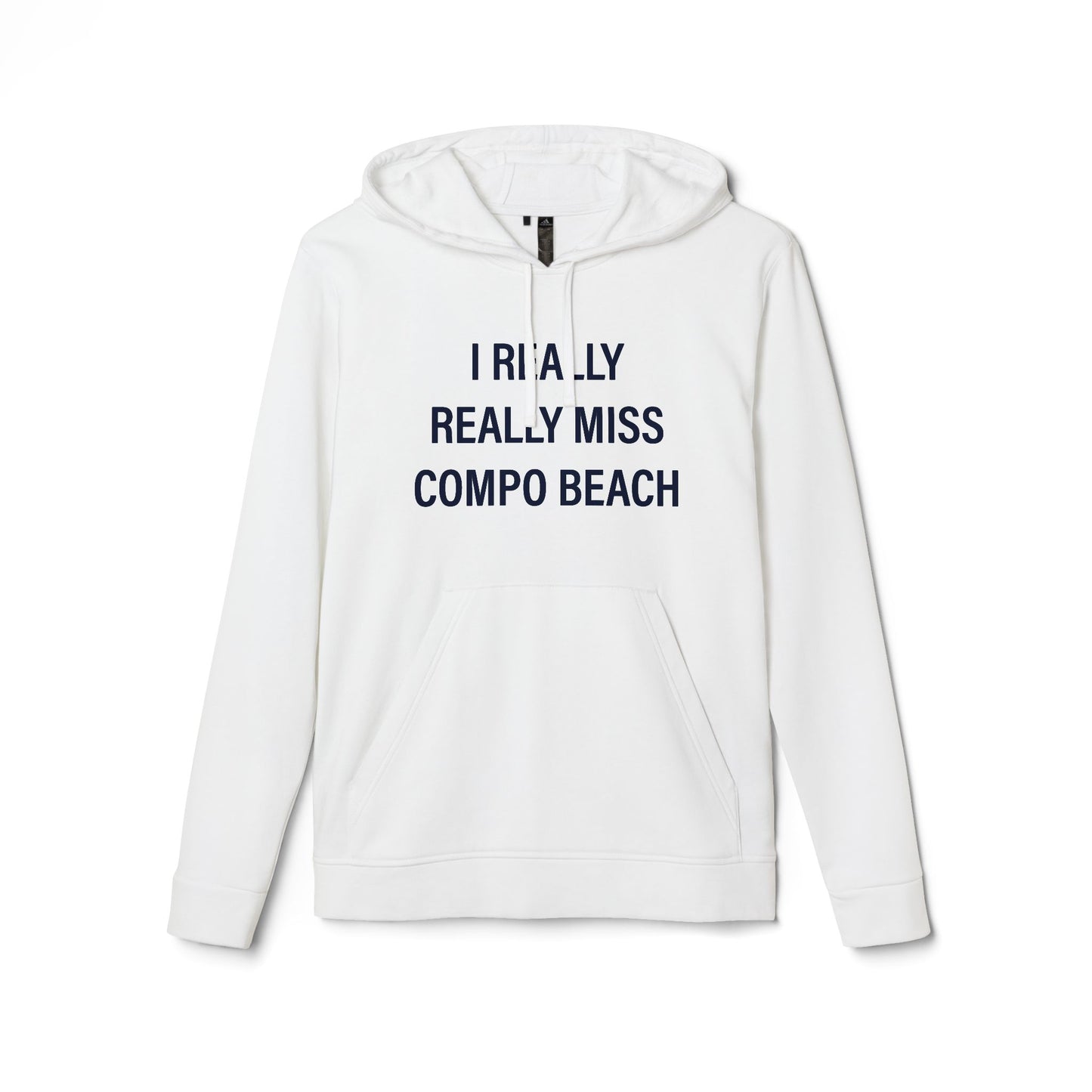 I Really Really Miss Compo Beach adidas Unisex Fleece Hoodie