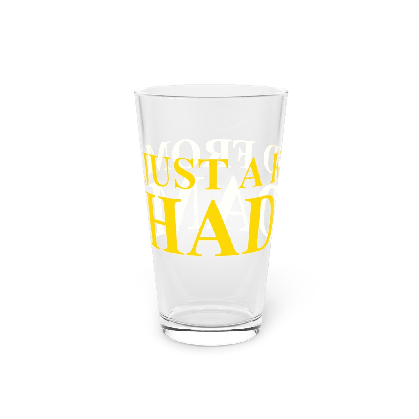 Just a kid from Haddam Pint Glass, 16oz