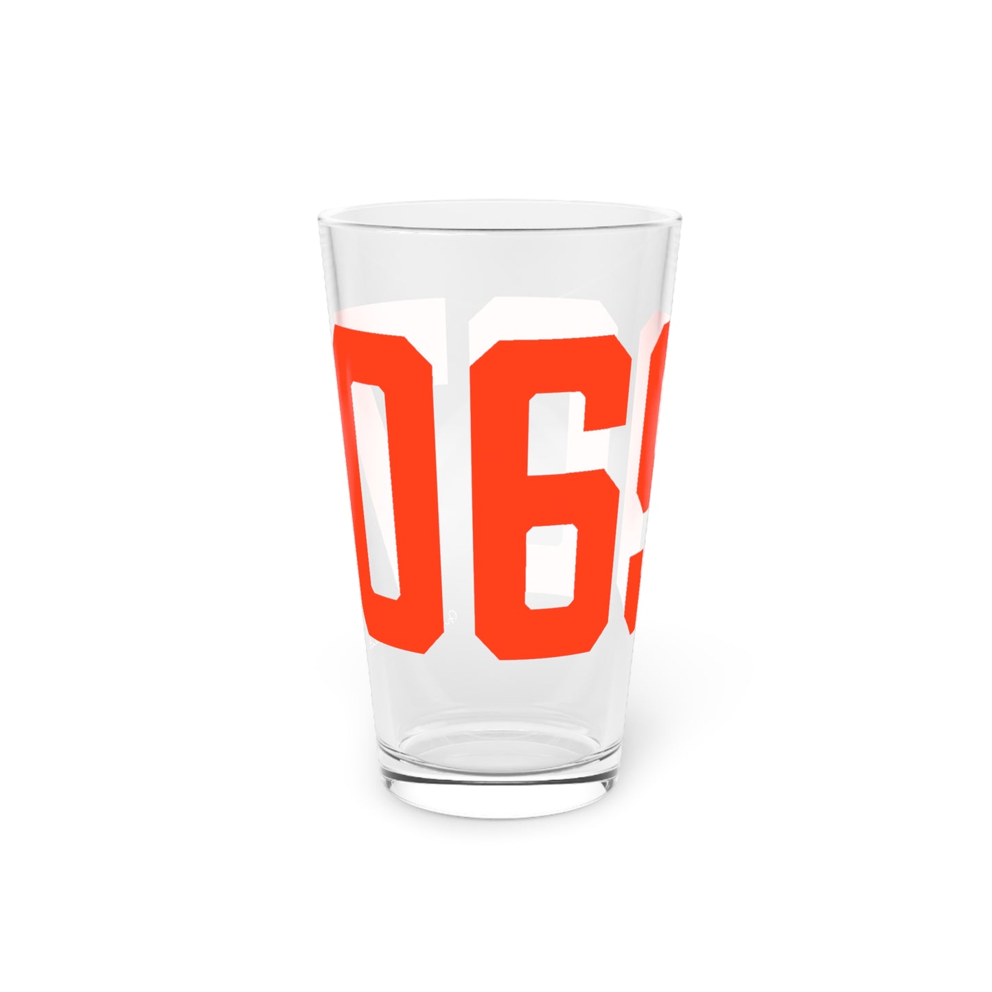 06907 Stamford Connecticut Zip Code Pint Glass, 16oz