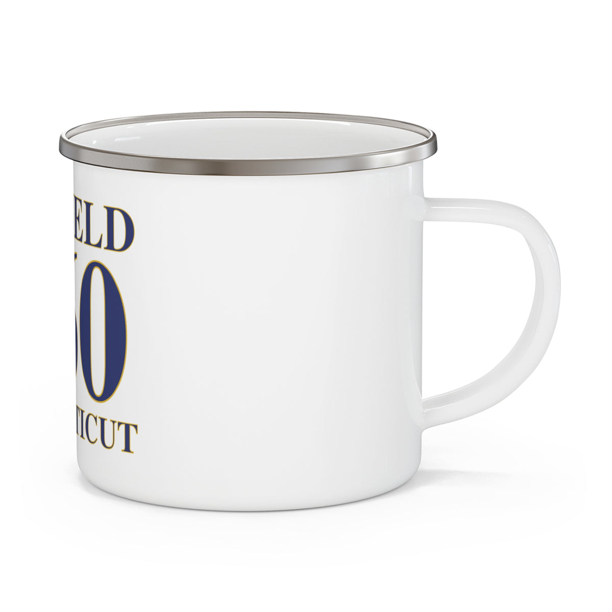 Suffield 860 Connecticut Enamel Camping Mug