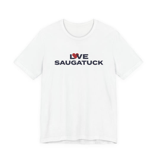 Love Saugatuck Unisex Jersey Short Sleeve T-Shirt