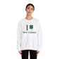 I Clover New Canaan (Green) Unisex Heavy Blend™ Crewneck Sweatshirt