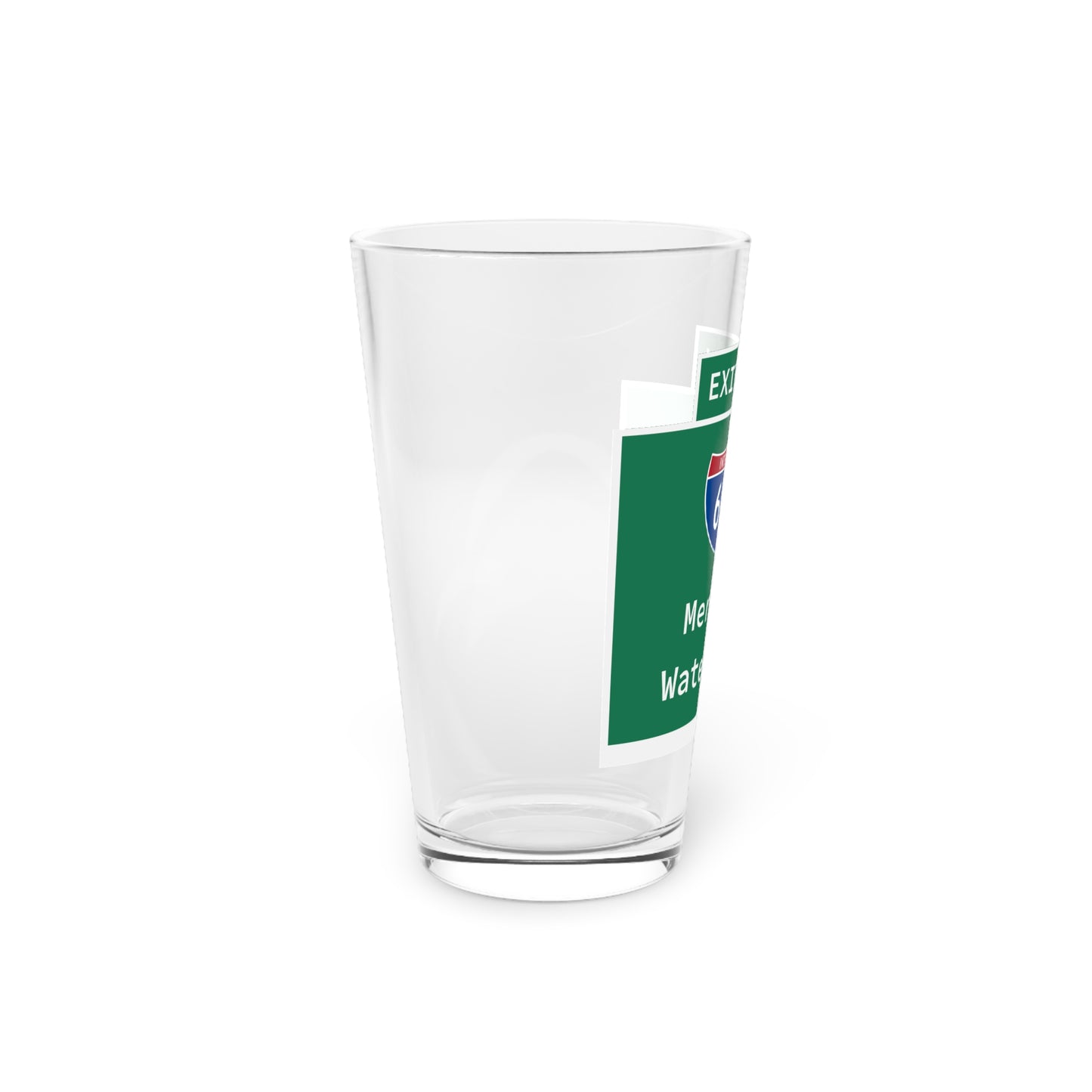 Vintage WCP Exit 68W Pint Glass, 16oz