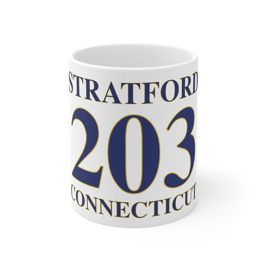 Stratford 203 Connecticut  Mug 11oz