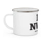 I Heart NWCN Enamel Camping Mug