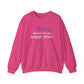 Goose Shows Are My Happy Place - Gray & Purple Unisex Heavy Blend™ Crewneck Sweatshirt