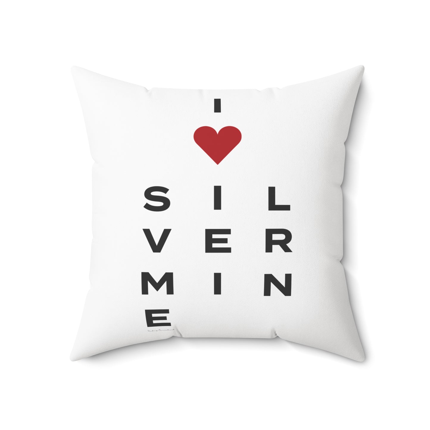 Silvermine Vision Spun Polyester Square Pillow