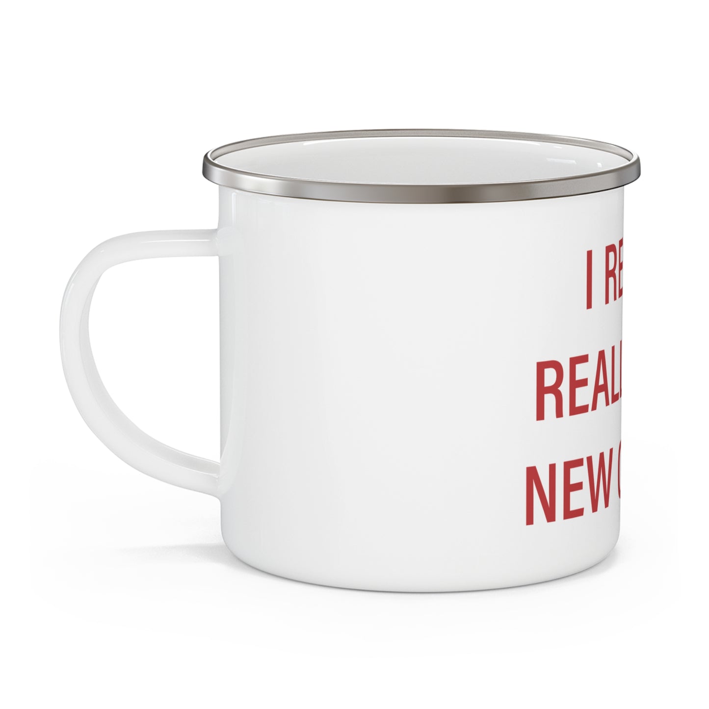 I Really Really Miss New Canaan Enamel Camping Mug