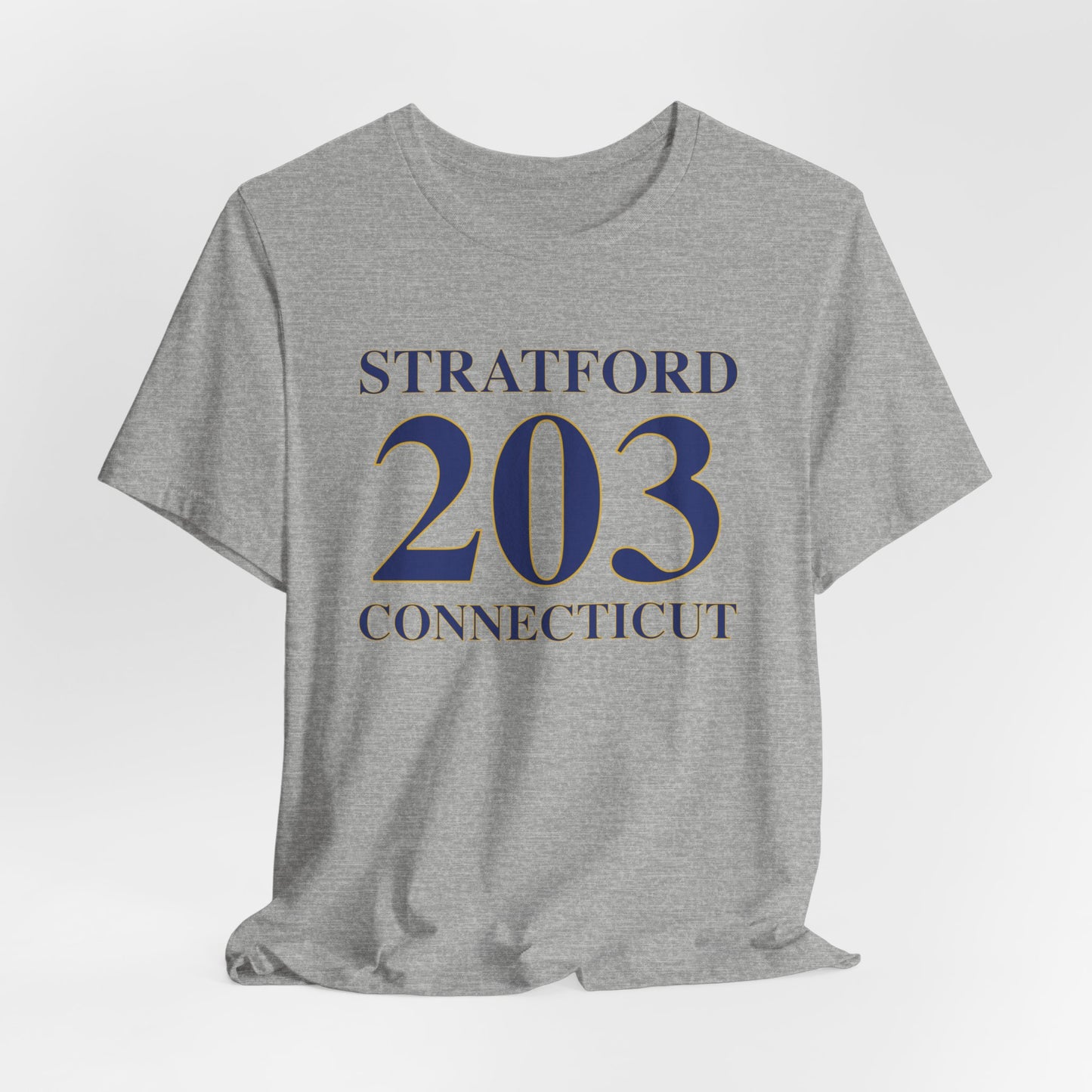 Stratford 203 Connecticut Unisex Jersey Short Sleeve Tee