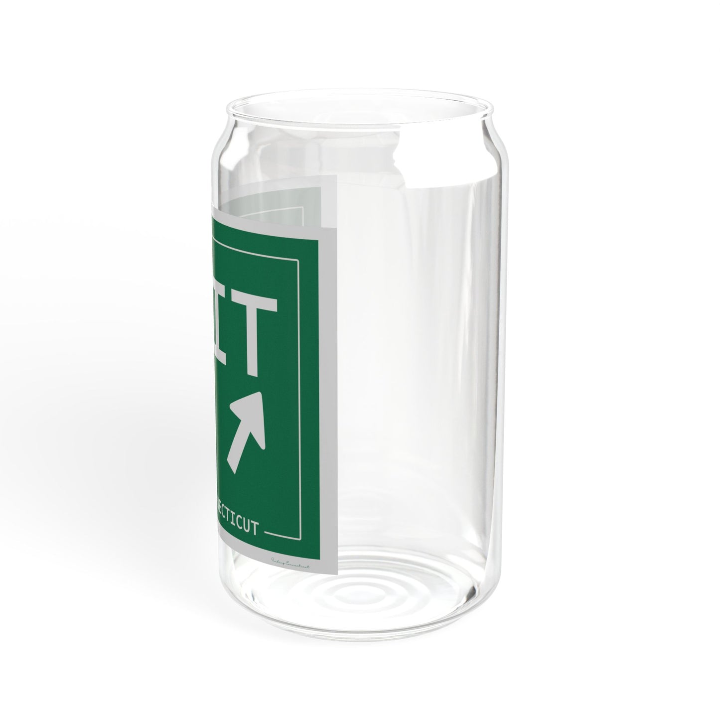 Vintage Exit 55 WCP Sign Sipper Glass, 16oz