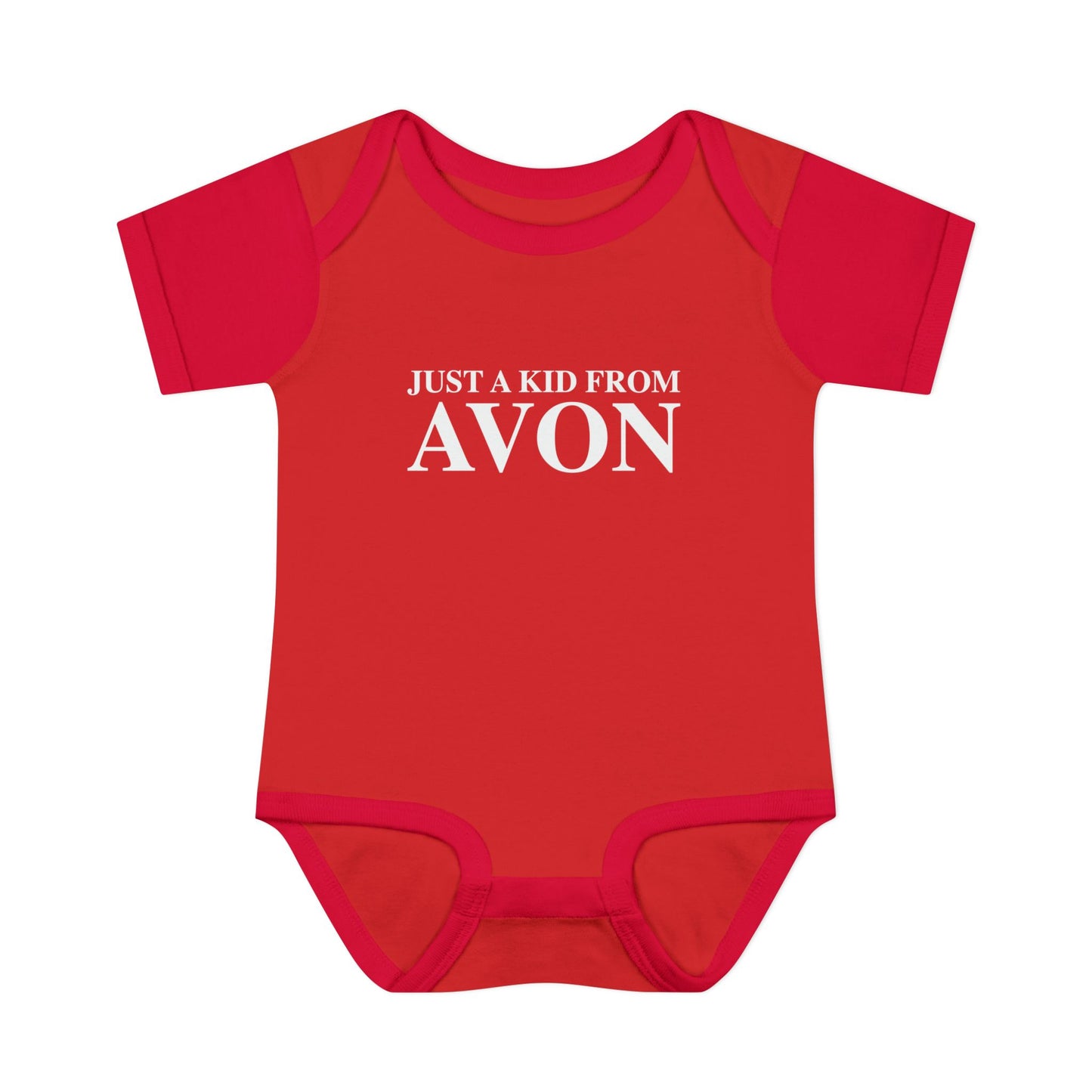 Just a kid from Avon Infant Baby Rib Bodysuit