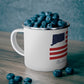 Chester Connecticut Flag Enamel Camping Mug