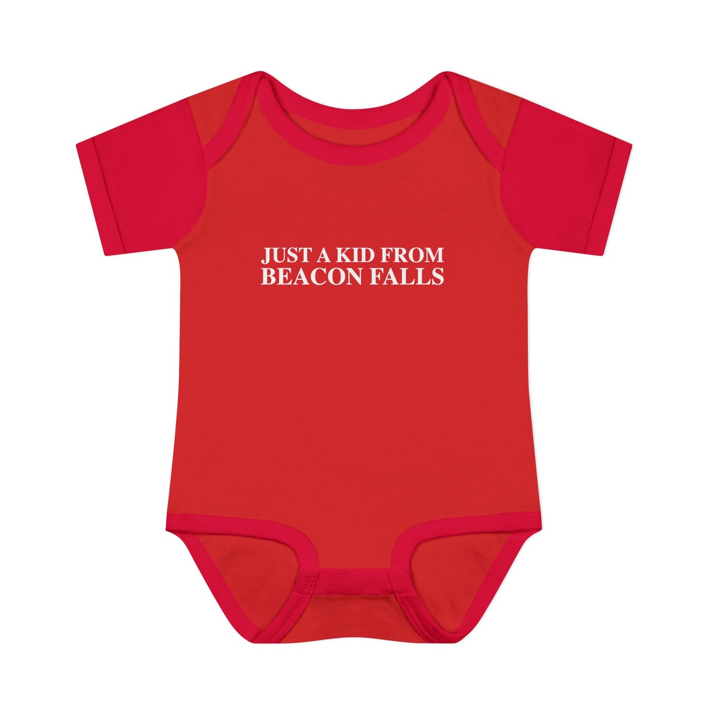 Just a kid from Beacon Falls Infant Baby Rib Bodysuit