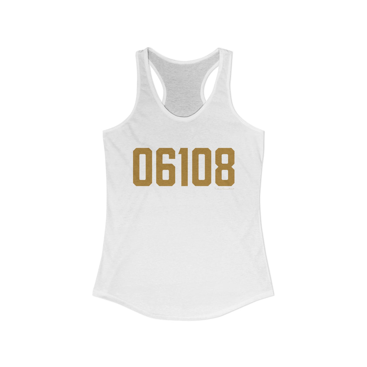 06108 East Hartford Connecticut Zip Code Women's Ideal Racerback Tank Top