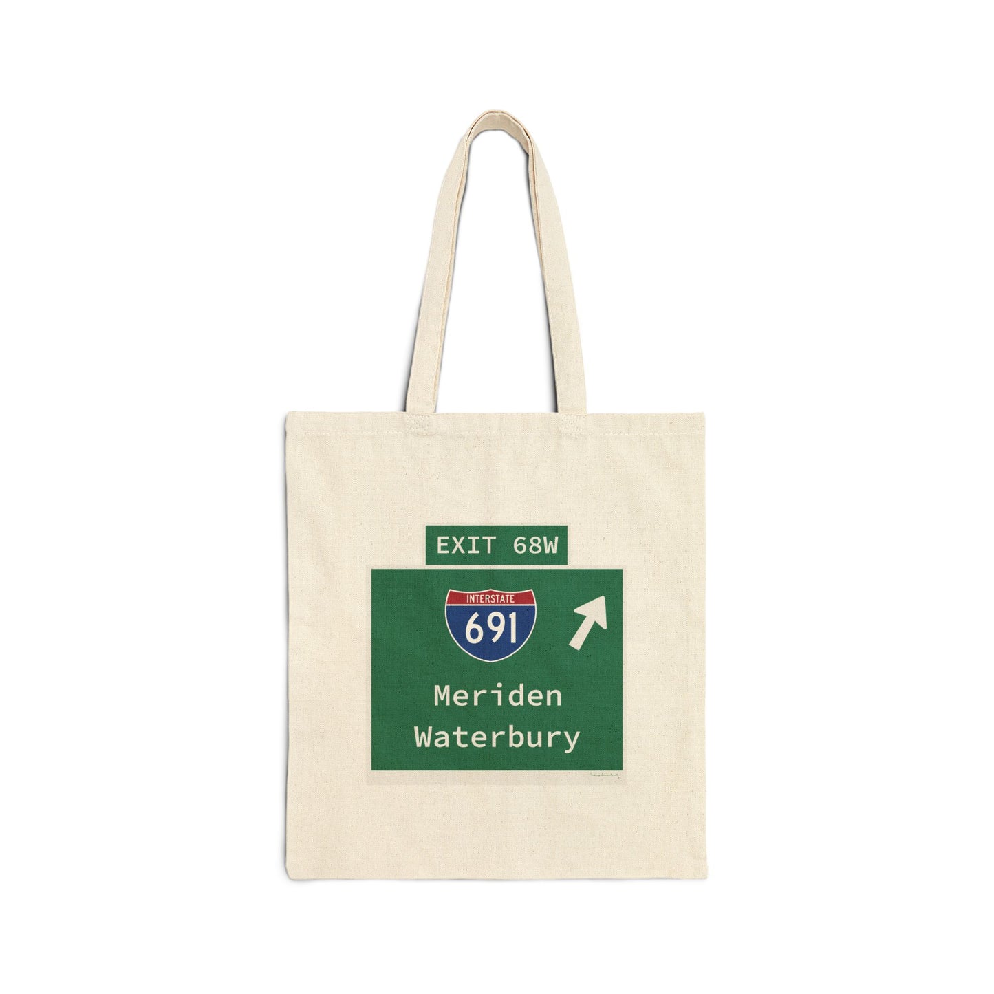 Vintage WCP Exit 68W Cotton Canvas Tote Bag