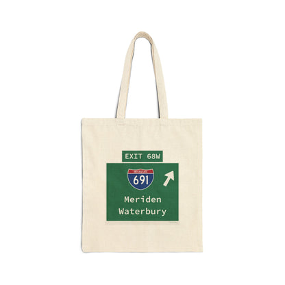 Vintage WCP Exit 68W Cotton Canvas Tote Bag