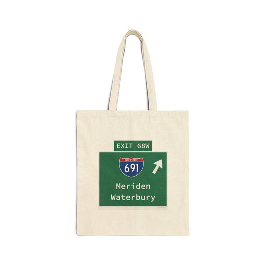 Vintage WCP Exit 68W Cotton Canvas Tote Bag