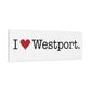 I Heart Westport. Matte Canvas, Stretched, 1.25"
