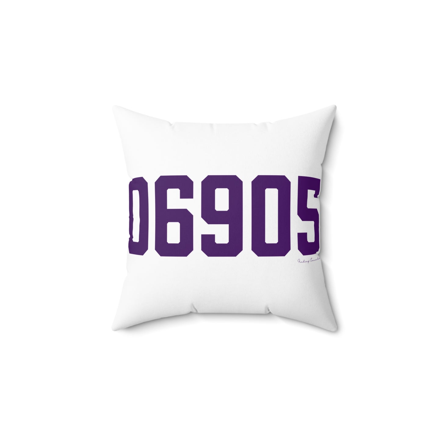 06905 Stamford Connecticut Zip Code Spun Polyester Square Pillow