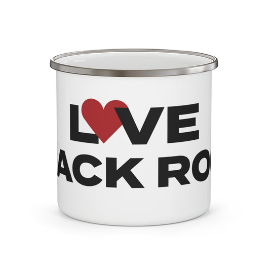 Love Black Rock Enamel Camping Mug