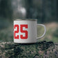 06825 Fairfield Connecticut Zip Code Enamel Camping Mug