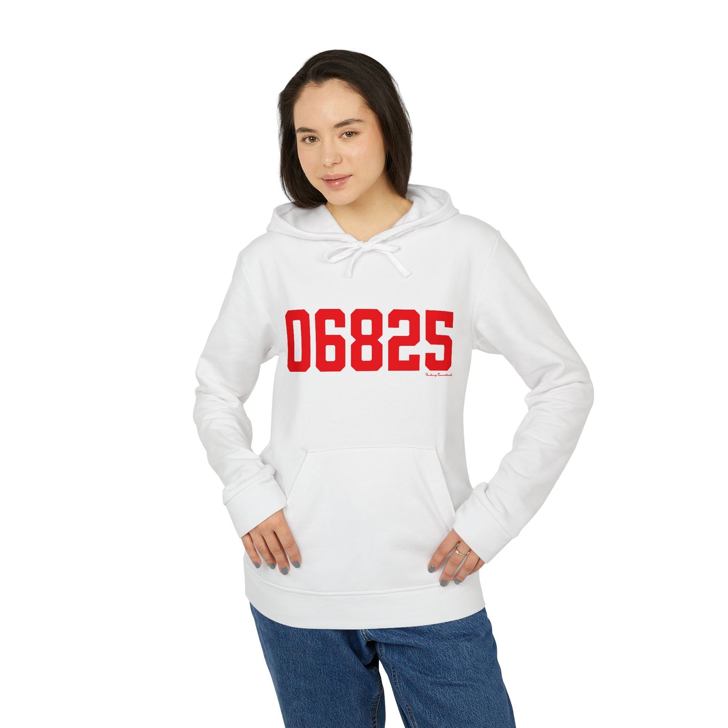 06825 Fairfield Connecticut Zip Code adidas Unisex Fleece Hoodie Sweatshirt