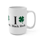 I Clover Black Rock Mug 15oz