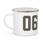 06068 Salisbury Connecticut Zip Code Enamel Camping Mug