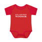 Just a kid from Windsor Infant Baby Rib Bodysuit