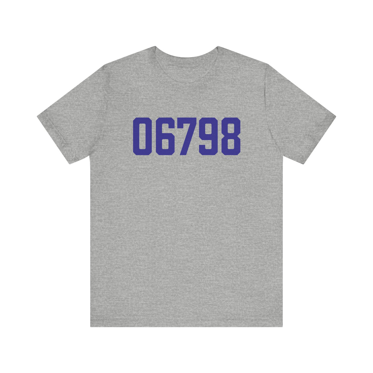06798 Woodbury Connecticut Zip Code Jersey Short Sleeve T-Shirt