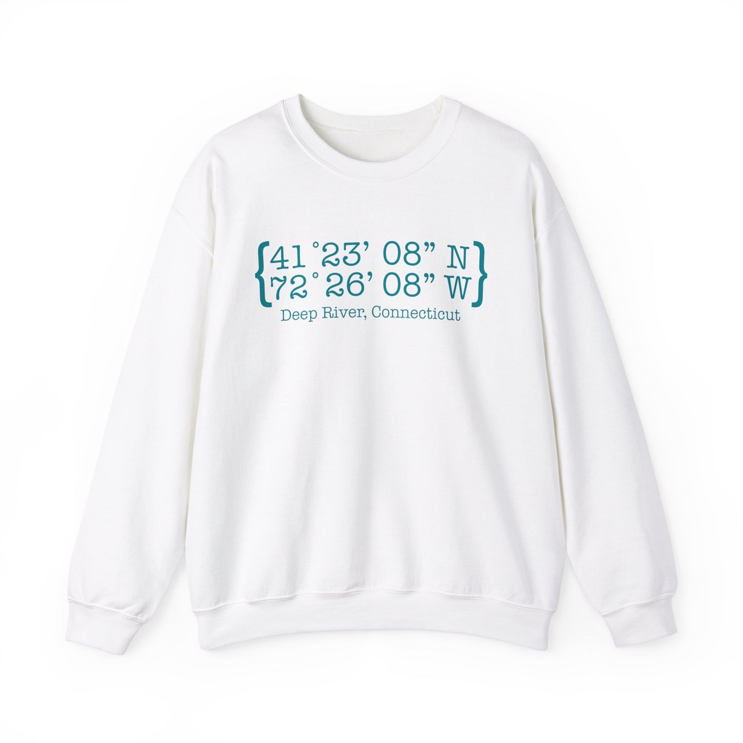 Deep River Coordinates  Unisex Heavy Blend™ Crewneck Sweatshirt